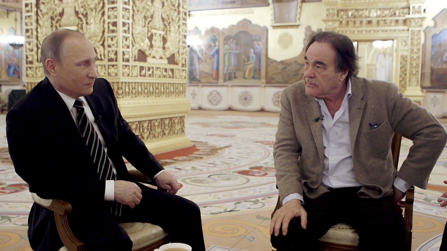Vladimir Putin e Oliver Stone nelle interviste per “The Putin Interviews”