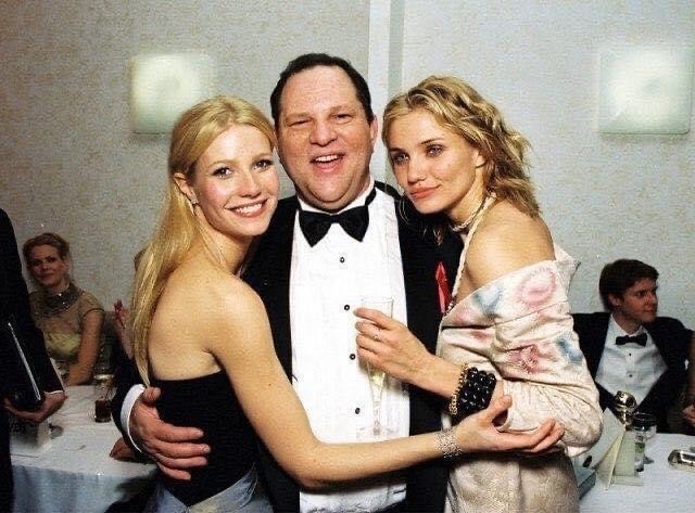 Una vecchia foto di Weinstein insieme alle attrici Gwyneth Paltrow e Cameron Diaz (Instagram)