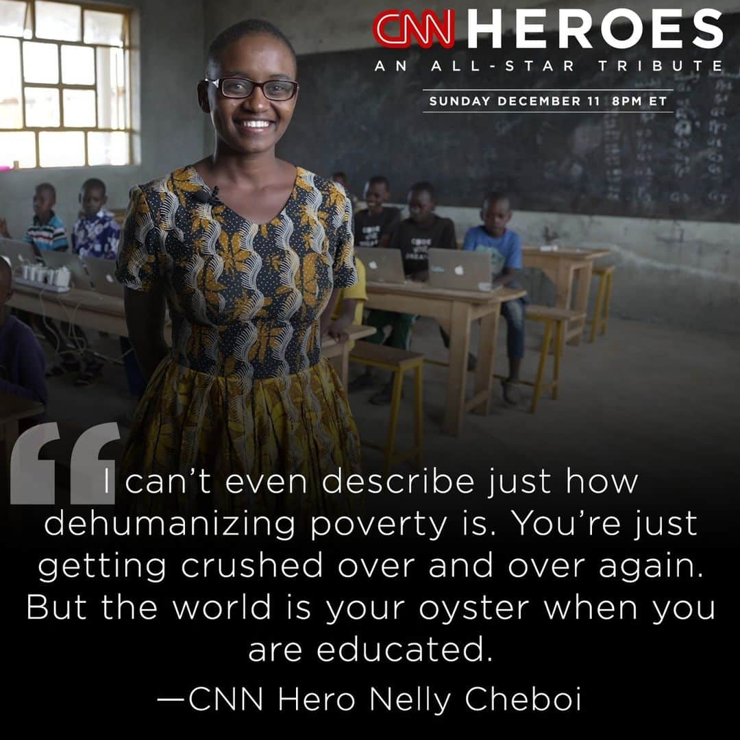 Cheboi, oggi 29enne, è cresciuta in povertà a Mogotio, una cittadina rurale del Kenya (Instagram)