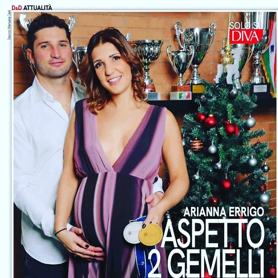 Arianna Errigo e il marito Luca Simoncelli sulla copertina di "Diva e Donna" (Instagram)