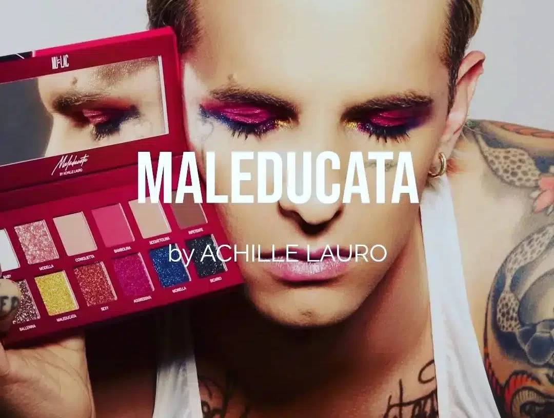 La linea di make-up di Achille Lauro (Instagram)