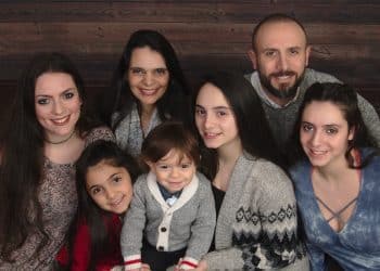 Alessandra e la sua famiglia