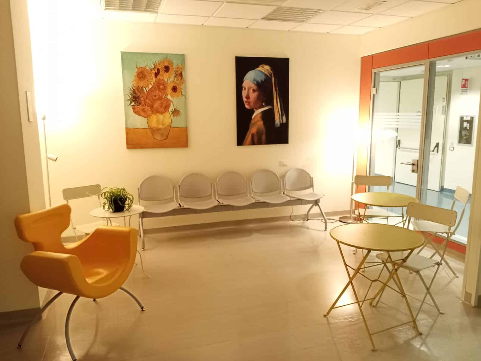 La sala relax Maria Dolci dell'ospedale di Massa