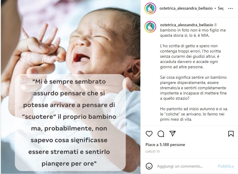 Il post di Alessandra Bellasio, Ostetrica e divulgatrice sanitaria, oltre che esperta e professionista medica ha avviato UniMamma