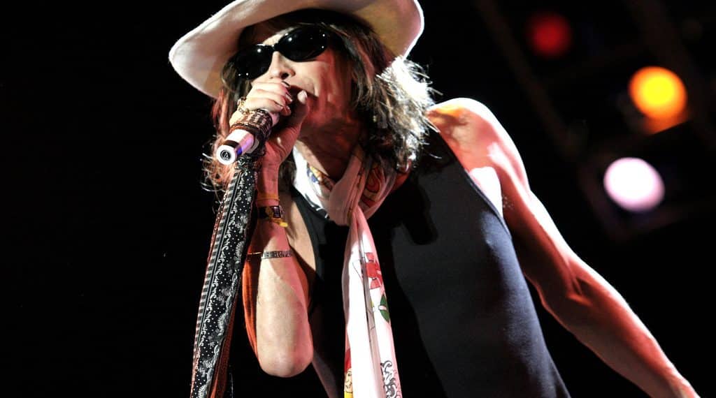 Il cantante degli Aerosmith, Steven Tyler