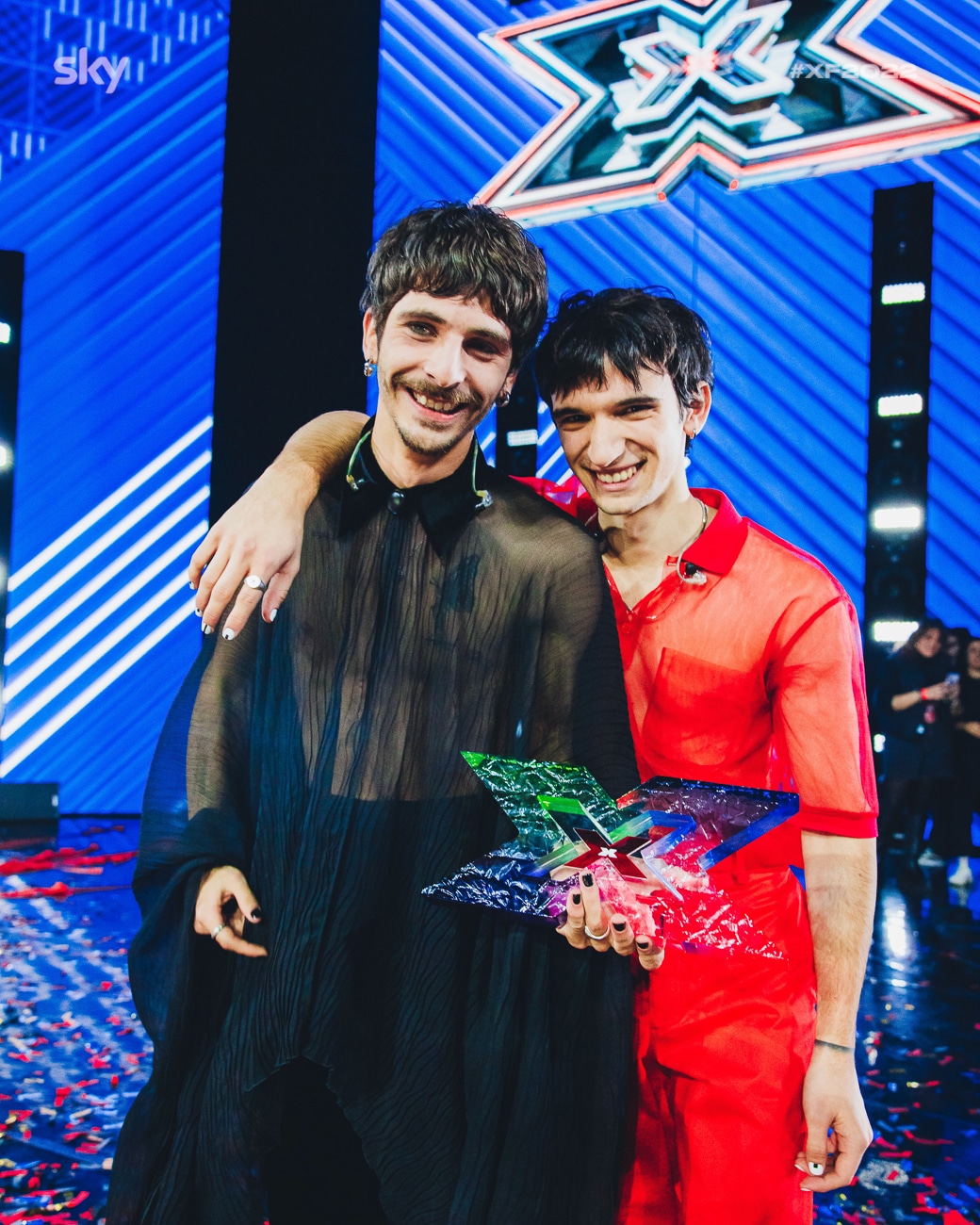 Il duo Santi Francesi vince X Factor 2022 (Sky)