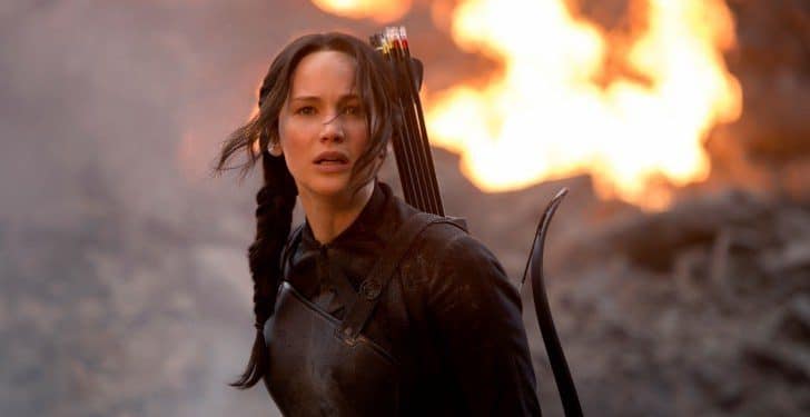 Jennifer Lawrence in "Hunger Games"