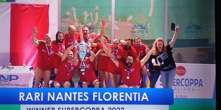La Rari Nantes Florentia vince la Super Coppa italiana di pallanuoto paralimpica