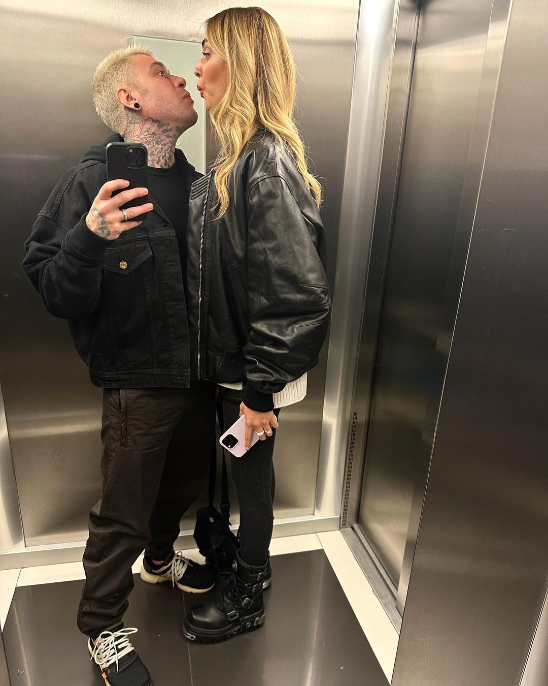 Fedez è più basso della moglie Chiara Ferragni (Instagram)