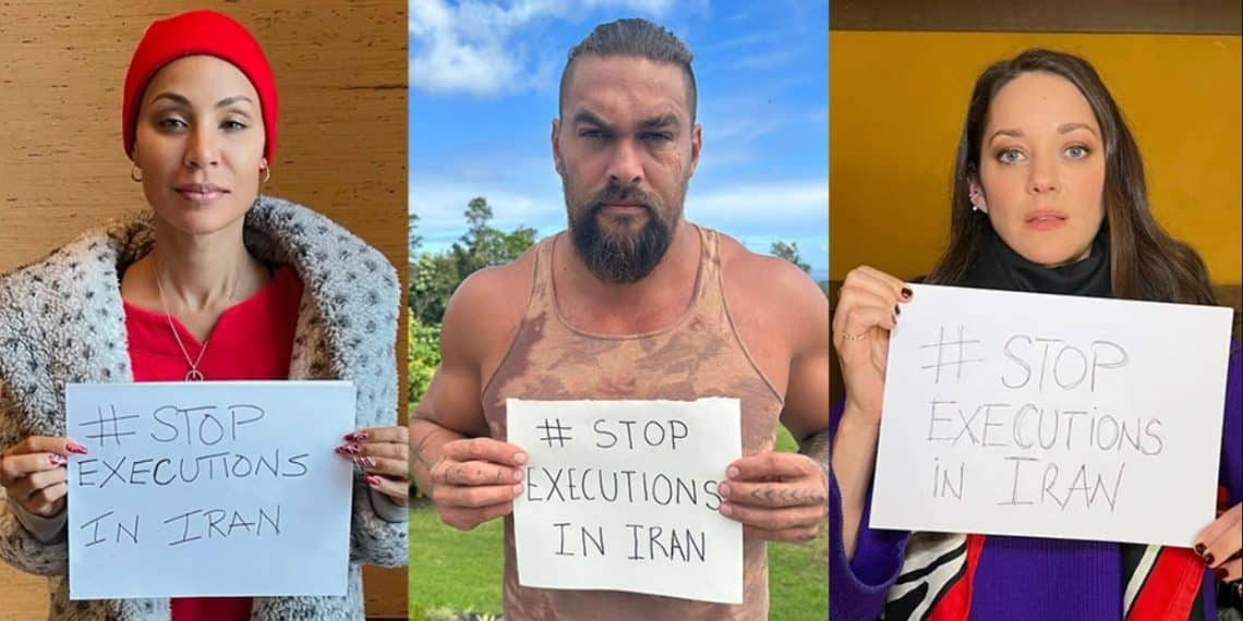 Le star di Hollywood si mobilitano per difendere il popolo iraniano