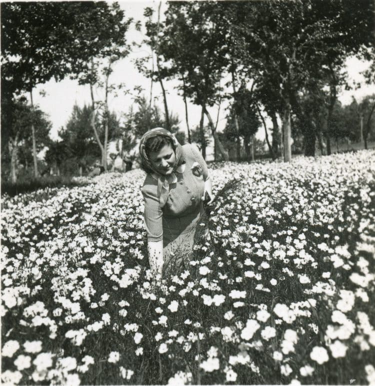 Wanda Minetti, classe 1921, moglie giovanissima di Salvatore Ferragamo, il ‘Calzolaio delle Stelle’ (sposato nel 1940 appena diciannovenne mentre lui ne aveva già 42)