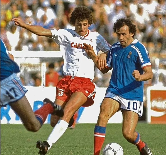 With the Canadian national team he played in the World Cup in Mexico representing Michel Platini