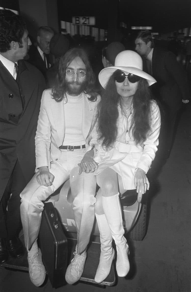 John Lennon e Yoko Ono in Olanda nel 1969