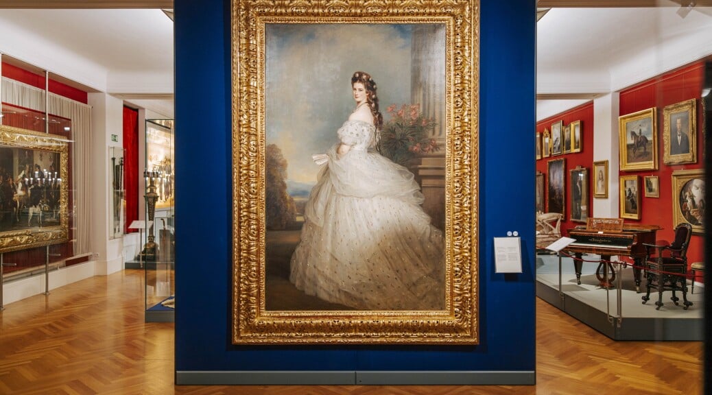 Il ritratto di Sissi presente al museo di Vienna che porta il suo nome