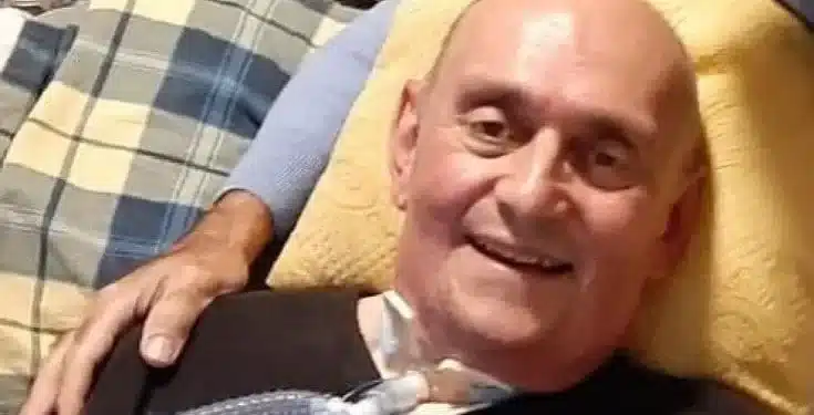 Daniele Berna, 64enne affetto da Sla che ha scelto l'eutanasia