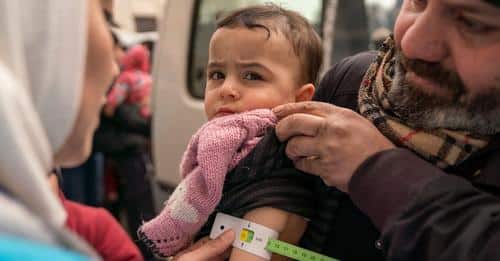 In Siria è partita la campagna di vaccinazione contro morbillo e polio (Foto: Unicef)