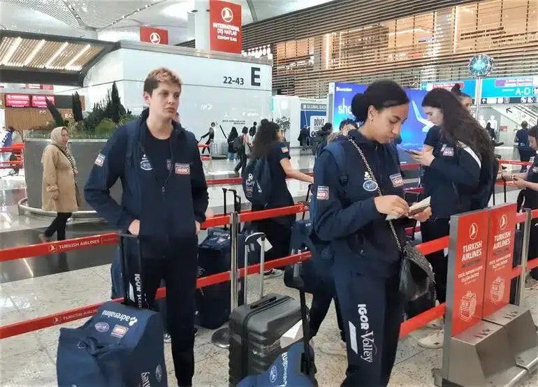 Le compagne di squadra della Igor Novara sono già rientrate in Italia (Foto: Hurriyet)